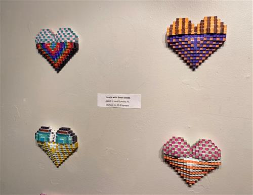 Artwork at the Art of the Puzzle exhibit